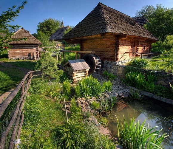 Поход по Карпатам. Колочава. Музей "Старое село"